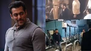 Salman Khan's video goes viral while shooting at Mumbai railway station, surrounded by crowd amid tight security