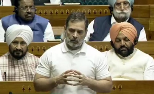 Speaking on the President's speech in the Lok Sabha, Leader of Opposition Rahul Gandhi said that there was nothing new in the budget.