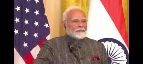 PM Narendra Modi answered a question on the issue of Indians in Washington, DC