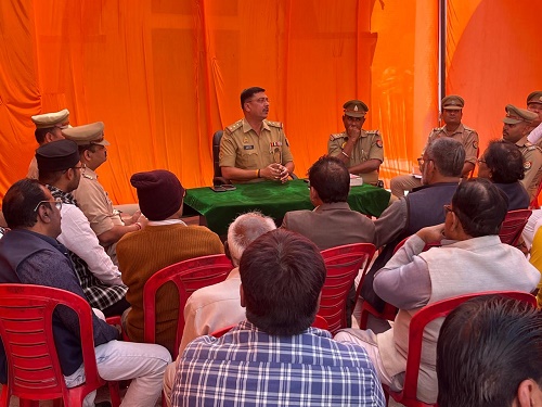 SHO Wazirganj called a peace committee meeting