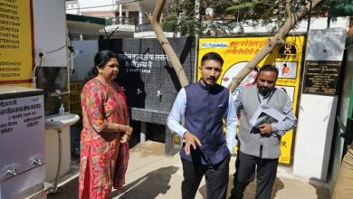 District Magistrate Visakh ji inspected the Government Girls Inter College located at Ziamau to review the arrangements in view of the board examinations.