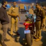 Once again, coming to Gomti Nagar Extension proved costly for sports bikers