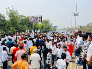 Kshatriyas staged a sit-in and got arrested over SP MP's comment on Maharana Sanga.