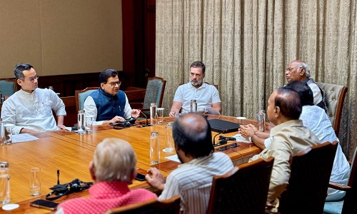 India Coalition Floor leaders held a meeting and formulated a strategy regarding the Wakf Amendment Bill!