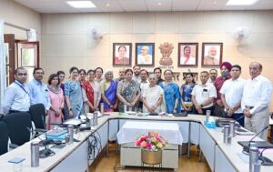 The meeting was concluded under the chairmanship of Governor of Uttar Pradesh and Chancellor of State Universities Anandiben Patel