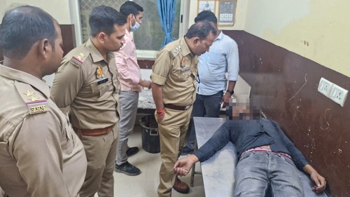 Encounter between police and criminal, Salman with a bounty of 50 thousand injured
