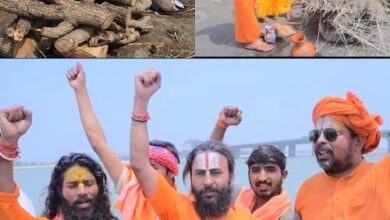 Saints from Ayodhya protest against Mamata Banerjee, Diwakaracharya Maharaj demands President's rule