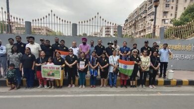 Team 'India Rising' celebrated its 585th week at Agra Rising Park, Sanjay Place