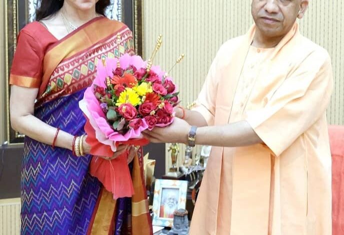 Hema Malini's meeting with CM Yogi