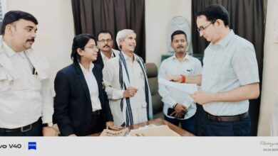 Mirzapur: National Hawkers Federation protests against Adani Thermal Power Project, said – it will have serious impact on environment and health