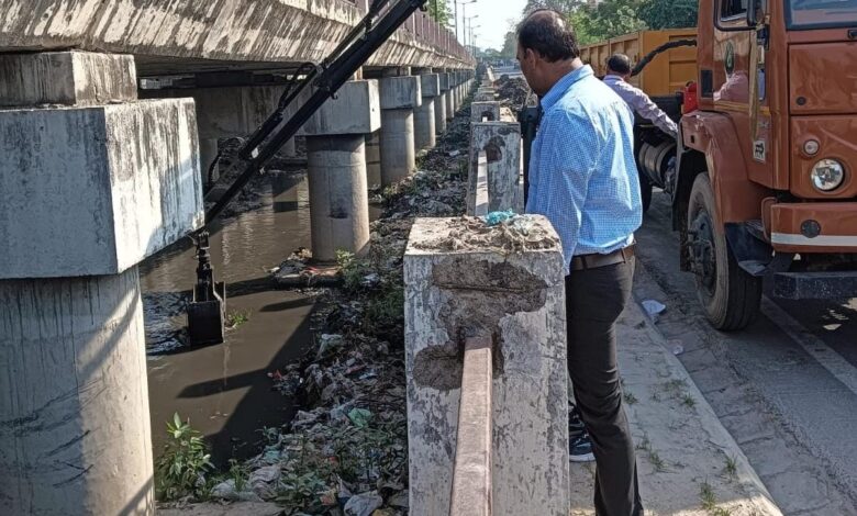 Keeping monsoon in mind, cleaning of drains has been intensified in the city