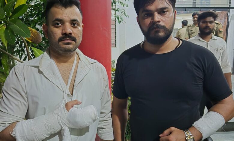 Lucknow: Deadly attack on lawyers in Vibhutikhand, advocates Abhishek Tripathi and Raghavendra Pandey injured