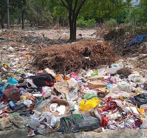 Smile... you are in Lucknow! The 'clean' face of filth, garbage and administrative negligence