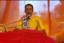 Sixth day of Shrimad Bhagwat Katha at Kali Mata Chaura located in Krishna Nagar Colony, crowd of devotees gathered