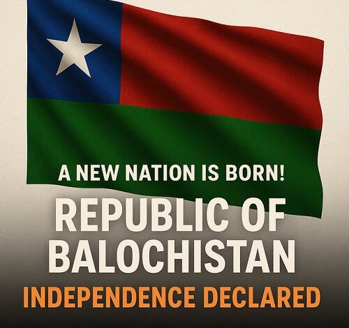 Declaration of independence of Balochistan! Baloch leader appeals to India for help, calls on people to come out on the streets