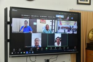 Urban Development Minister A.K. Sharma gave necessary instructions after conducting a virtual review of the civic body works through DCCC