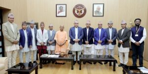 Chief Minister of Nepal's Far Western Province Kamal Bahadur Shah met Uttar Pradesh Chief Minister Yogi Adityanath with his delegation