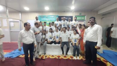 Inspiring event organized at Lok Bandhu Hospital on International Yoga Day, emphasis on the theme "One Earth, One Health"