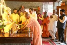 Gorakhpur: CM Yogi reached Gorakhnath temple, took blessings of Baba Gorakhnath