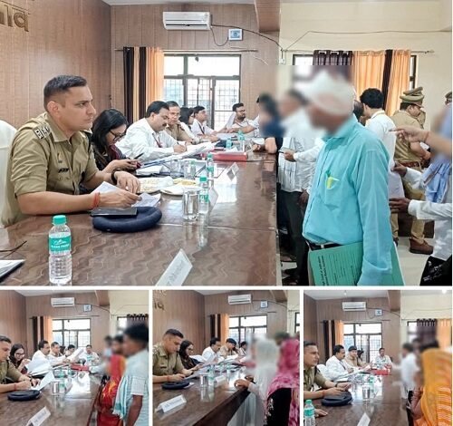 Unnao: Public hearing held in Tehsil Purva on Sampoorna Samadhan Diwas, officials gave instructions for immediate disposal