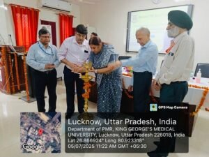 KGMU Vice Chancellor Prof. Sonia Nityananda ji inaugurated “Foot Lab” and “Virtual Reality Lab” in PMR Department