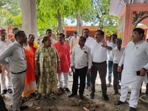 Negligence in development works will not be tolerated! Sadar MLA in action mode, reprimanded contractor in Medu