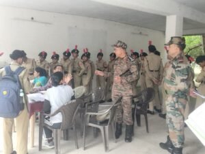 Ten-day joint annual training camp of 19 UP Girls Battalion NCC started in Lucknow Cantonment.