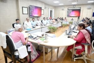 Vice Chancellor of King George Medical University and his team met the Governor of Uttar Pradesh