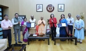 England's High Commissioner Lindy Cameron met CM Yogi in Lucknow, discussion took place during courtesy visit