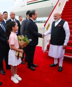 PM Narendra Modi reached China after 7 years, got a grand welcome on the red carpet