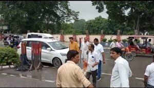 Breaking News: Congress Party took out Jai Hind Yatra in memory of the martyrs of August Revolution.