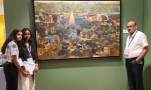 President Draupadi Murmu honored Anand Narayan of Barabanki.