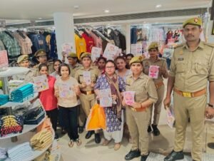 Lucknow: Awareness campaign under Mission Shakti Phase 5.0 led by Bazar Khala in-charge Brajesh Singh