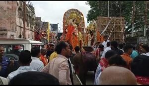 Ayodhya: On Gandhi Jayanti, Chetanarayan Singh remembered Shastri and Masuria Deen Pasi, extended best wishes on Durga immersion.