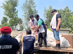 Lucknow: Team Lucknow created history by helping Punjab flood victims.